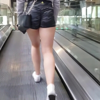 Camo spandex shorts booty