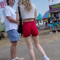 Candid blonde fair girl with a nice booty in red spandex shorts MAGA red.mp4-2024-10-05-08h19m42s507.jpg