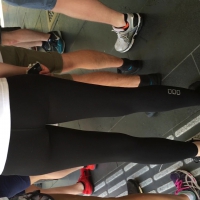 Teen ass in leggings