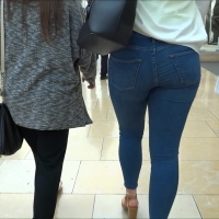 Beautiful blonde in jeans