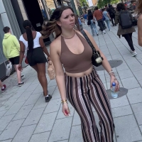 Striped hottie