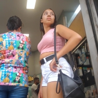 Sexy white shorts