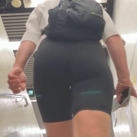 Spandex babe