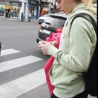 Pretty girl in leggings