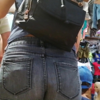Latina milf in shorts