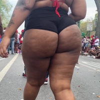 Phat ebony ass