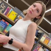Interaction with a sexy candid skinny blonde girl in flared leggings at a book store IMG_3502.MOV-2022-10-23-06h56m56s090.jpg