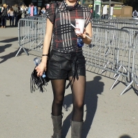Candid sexy girls in shorts candidsexystreet_37023634400_A beauty in leather shorts, pantyhose and boots.jpg