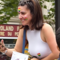 Cute candid pride girl with bouncy tits in a white top Bounce pride TCZ.mp4-2022-10-27-15h54m20s326.jpg