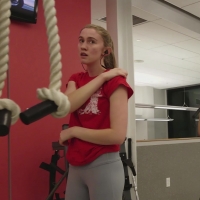 Skinny blonde at the gym