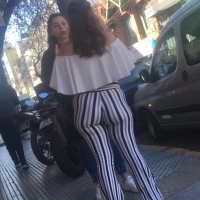 Striped booty