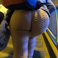 Textured Latina booty