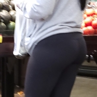 Two sexy round booty brunette babes shopping in leggings sbdca331 - Candid creepshots front and back 004 - 0095004-095.jpg