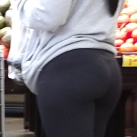 Two sexy round booty brunette babes shopping in leggings sbdca331 - Candid creepshots front and back 004 - 0102004-102.jpg