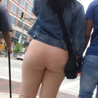 Ebony panty lines