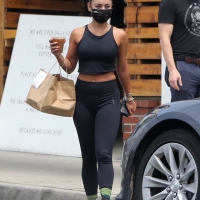 Vanessa Hudgens showing off her booty while grabbing breakfast in Los Feliz in Gymshark leggings 02.jpg