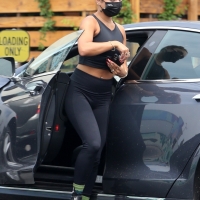 Vanessa Hudgens showing off her booty while grabbing breakfast in Los Feliz in Gymshark leggings 07.jpg