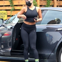 Vanessa Hudgens showing off her booty while grabbing breakfast in Los Feliz in Gymshark leggings 10.jpg
