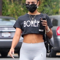Vanessa Hudgens looking sexy in grey Gymshark leggings out in West Hollywood 03.jpg