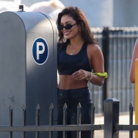 Vanessa Hudgens in snake skin patterned leggings outside a gym in Los Angeles 18.jpg