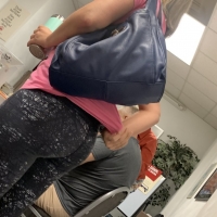Cute candid college classmate in patterned leggings 65457356.jpg