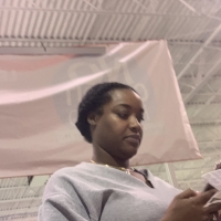Candid big booty ebony milf shopping in black and white patterned leggings 65695647.jpg