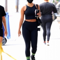 Vanessa Hudgens in black Gymshark leggings shows off her fit figure in Hollywood 43.jpg