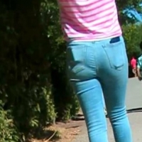 Candid Latina babe with a nice ass and vpl in tight jeans 68274956.jpg