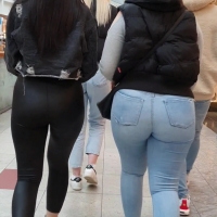 Thick booty duo competition