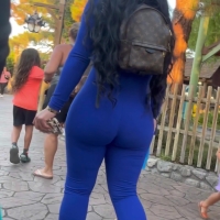 Milf in blue