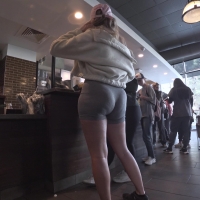 Sexy candid blonde PAWG in tight grey bikers shorts at Starbucks Starbuck.mp4-2022-11-06-09h43m10s709.jpg