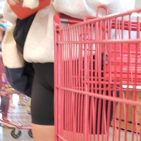 Candid milf shopping in spandex shorts with a fat camel toe sbdca331 - Candid creepshots front and back 003 - 0090003-090.jpg