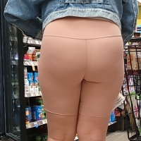 Sexy candid thick blonde girl in flesh colored spandex shorts with a big booty sbdca331 - Candid creepshots front and back 004 - 0042004-042.jpg