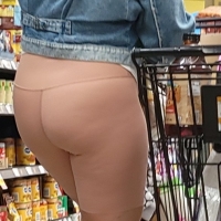 Sexy candid thick blonde girl in flesh colored spandex shorts with a big booty sbdca331 - Candid creepshots front and back 004 - 0045004-045.jpg