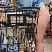 Sexy candid thick blonde girl in flesh colored spandex shorts with a big booty sbdca331 - Candid creepshots front and back 004 - 0076004-076.jpg