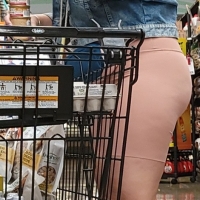 Sexy candid thick blonde girl in flesh colored spandex shorts with a big booty sbdca331 - Candid creepshots front and back 004 - 0074004-074.jpg