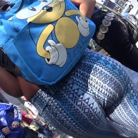Hula hoop hottie in leggings