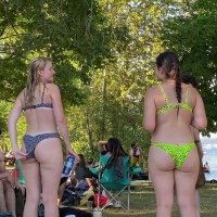 Two big booty white girls