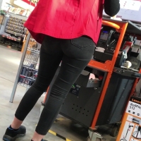 Black jeans booty