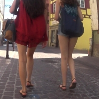 Leggy duo