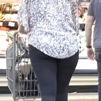 Bunch of sexy girls front and back out shopping in leggings sbdca331 - Candid Creepshots Front and Back 019 - 0187019-187.jpg
