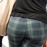 Checkered airport booty