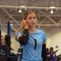 Hot volleyball player