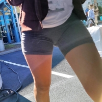 CandidsLover - Sexy light skinned mexican -candid gray leggings front 1 of2 - 002399.jpg