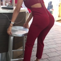 Beautiful sexy babe in two outfits