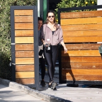 Alessandra Ambrosio out in black leggings in West Hollywood with a nice ass and gap 30.jpg