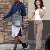 Zendaya out shopping while braless in Los Angeles showing her hot little pokies 12.jpg