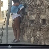 Candid thick black prostitute showing her cheeks in little shorts on the street tumblr_p0o0dsKdqK1w1efffo1_1280.jpg
