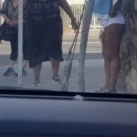 Candid thick black prostitute showing her cheeks in little shorts on the street tumblr_p0o0e284T91w1efffo10_1280.jpg