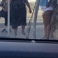 Candid thick black prostitute showing her cheeks in little shorts on the street tumblr_p0o0e284T91w1efffo9_1280.jpg